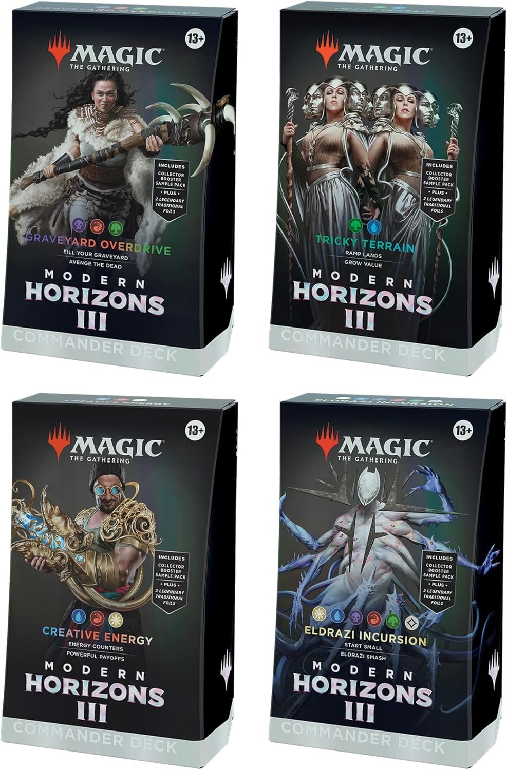 81aWuCBoHML._AC_SL1500 Magic: The Gathering - Modern Horizons 3 Commander Deck (4 Count)
