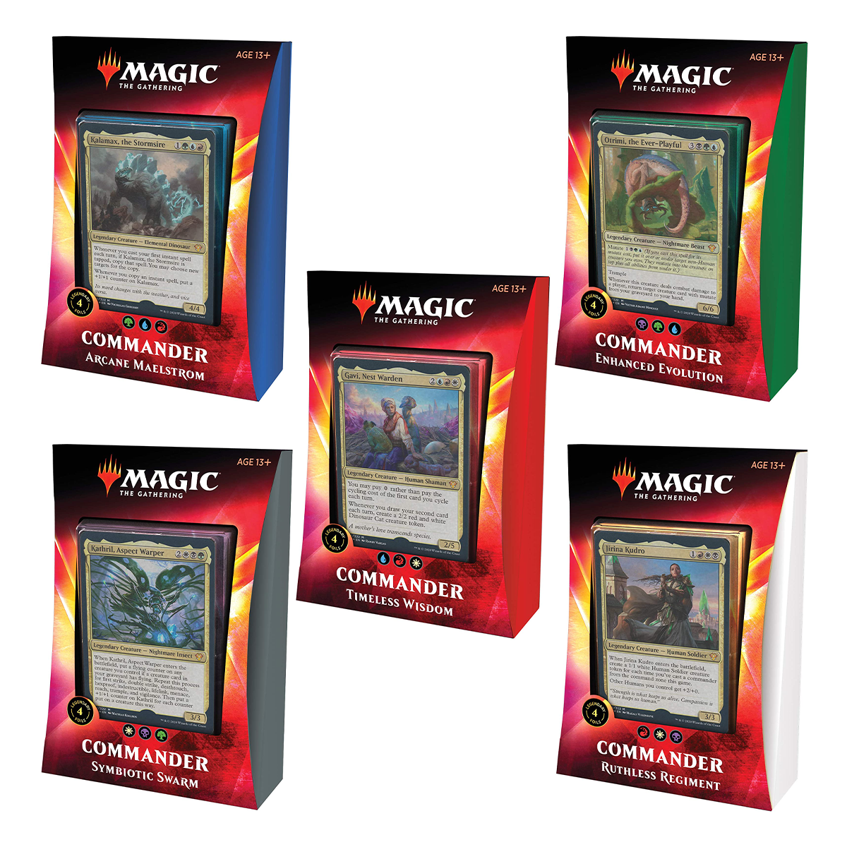 Commander_2018_Group_Shot Magic the Gathering: Commander 2020 Ikoria Decks