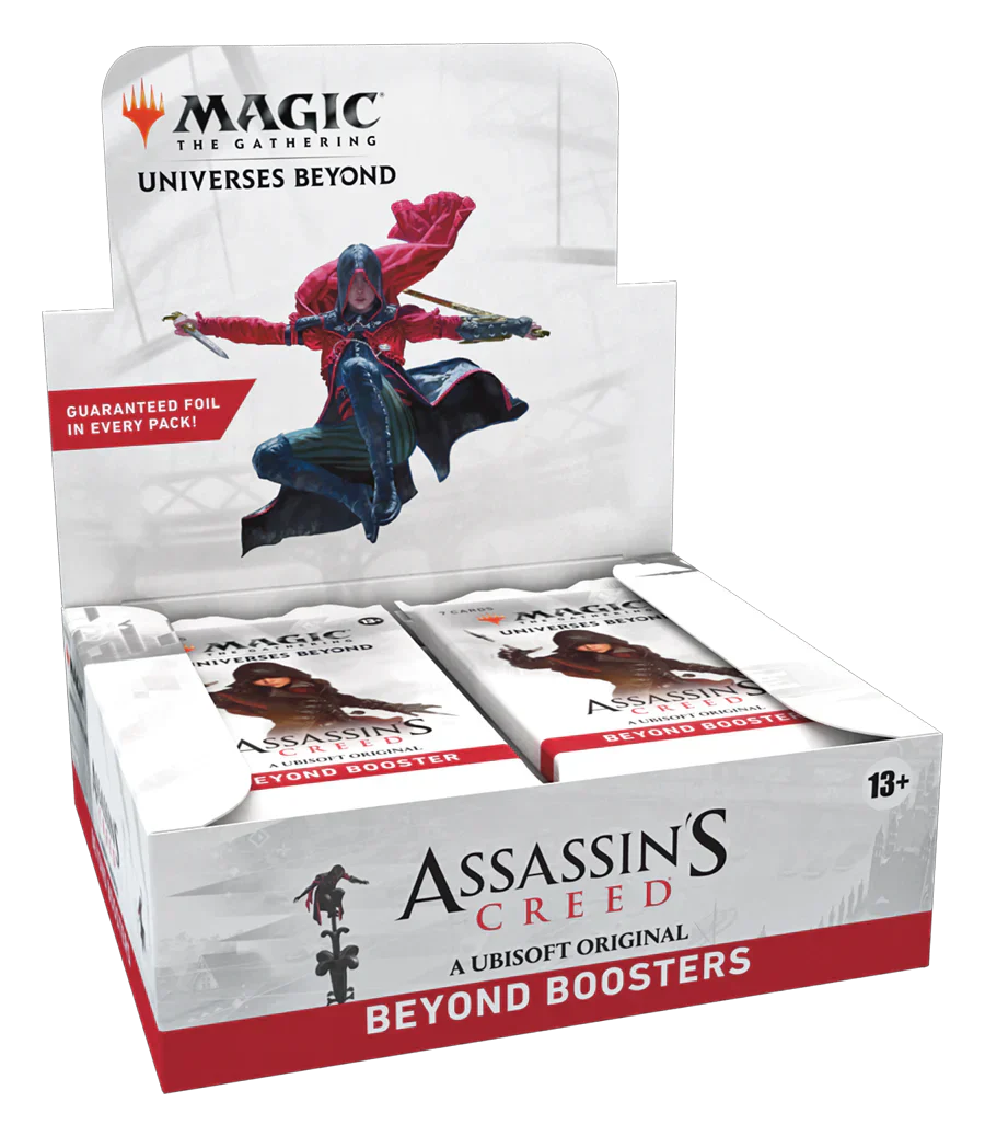 MTGACR_EN_BstrDspBx_Bynd_01_01__72949 Magic: The Gathering - Assassin’s Creed Beyond Booster Box
