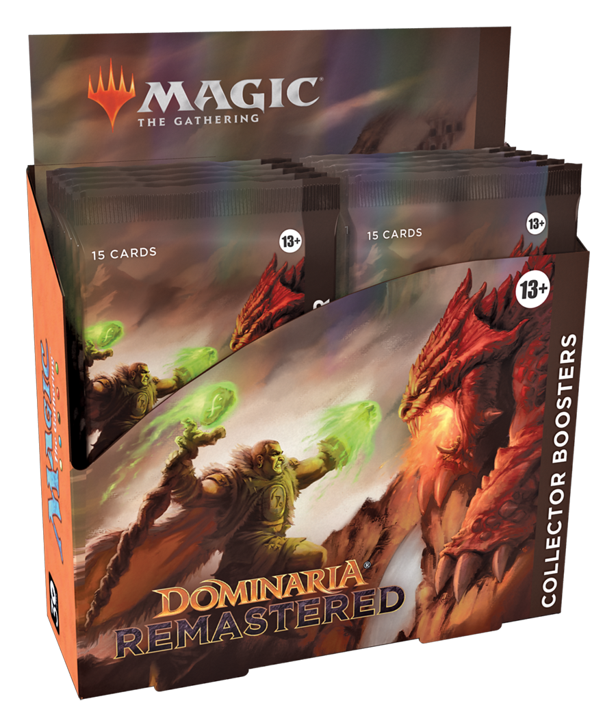 MTGDMR_EN_BstrDspBx_Clctr_01_01 Magic The Gathering: Dominaria Remastered Collector Booster Display