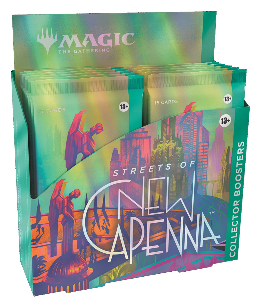 MTGSNC_EN_BstrDspBx_Clctr_01_01 Magic the Gathering: Streets of New Capenna: Collector Booster Display