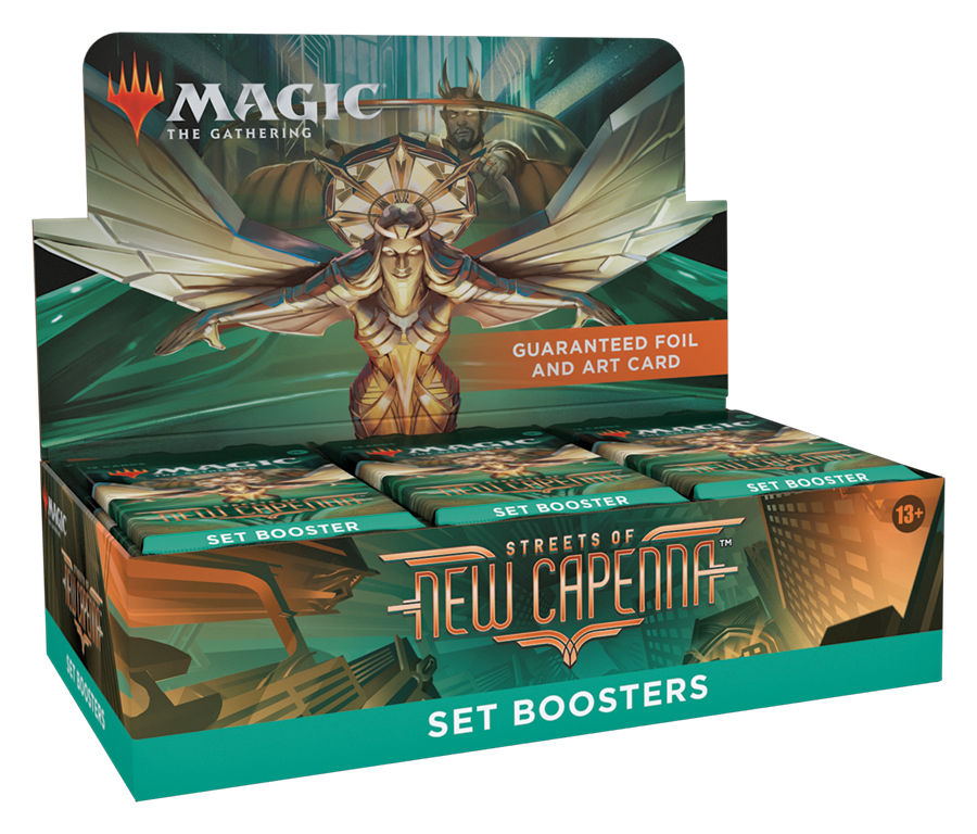 MTGSNC_EN_BstrDspBx_Set_01_01 Magic the Gathering: Streets of New Capenna: Set Booster Display
