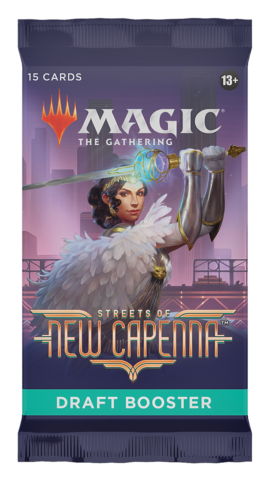 MTGSNC_EN_Bstr_Drft_01_02 Magic the Gathering: Streets of New Capenna: Draft Booster Pack