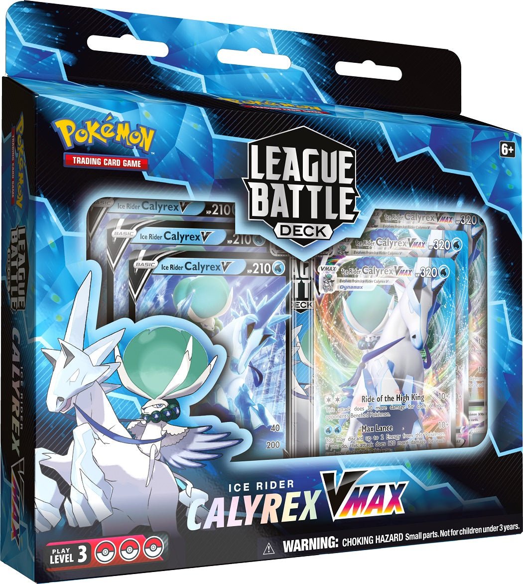 NDPK85042A Pokemon TCG: Ice Rider/Shadow Rider Calyrex Vmax League Battle Deck