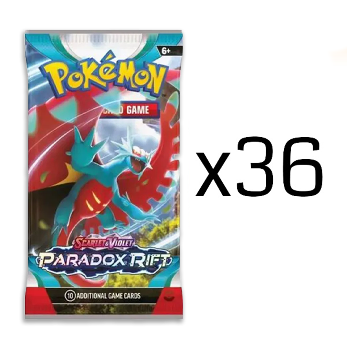 ParadoxRift-36PK Pokémon TCG: Paradox Rift: Booster Pack: 36 Pack