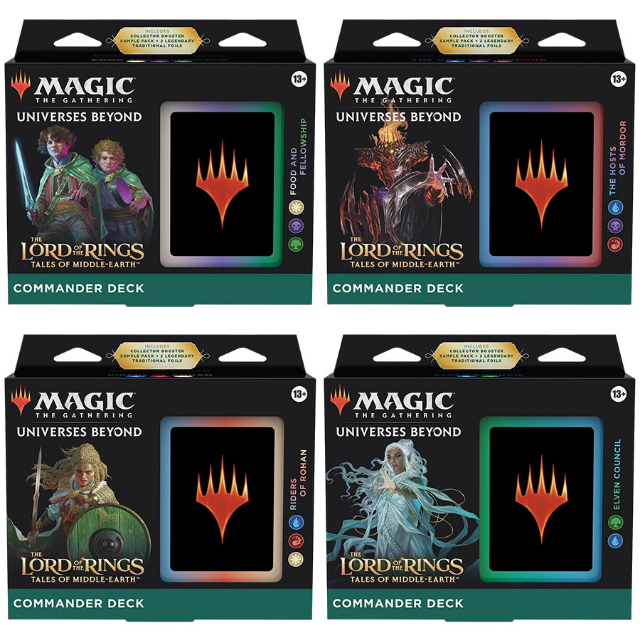 ltrcommall4 Magic The Gathering: The Lord of the Rings: Tales of Middle-earth: Commander Decks